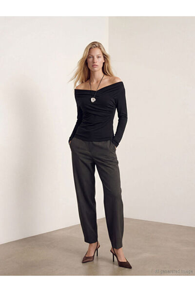 LC Waikiki منتجات فريزن ستور التي لا مثيل لها I بنطلون نسائي عالي الخصر بتصمي...