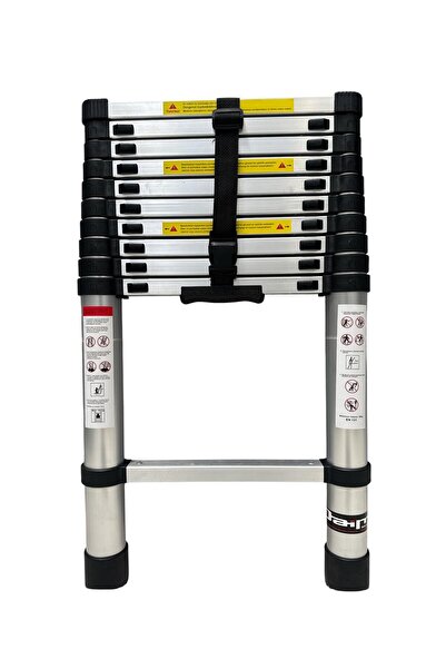 DAİMER 3.2 Metre Alüminyum Teleskopik 11 Basamaklı Merdiven