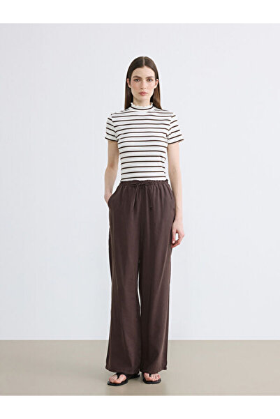 LC Waikiki Shining Store's Glittering Choices Modal Blended Women's Pants wit...