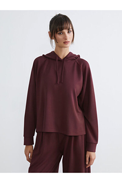 LC Waikiki Rmz Gi̇yi̇m Farkiyla Lace-Up Women's Hoodie