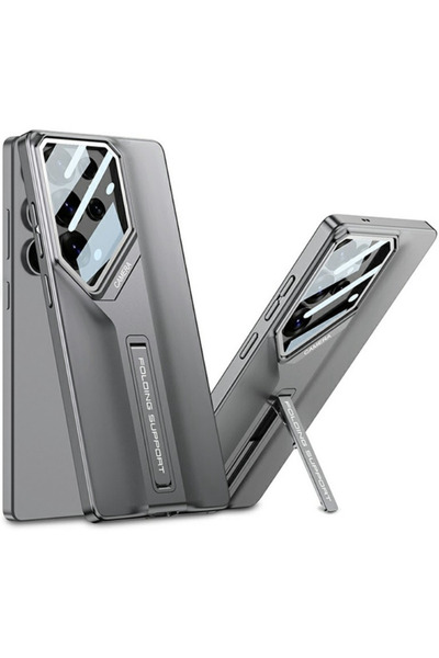 Rivor Galaxy S25 Ultra Compatible Case with Camera Lens Glass Protection, Fol...