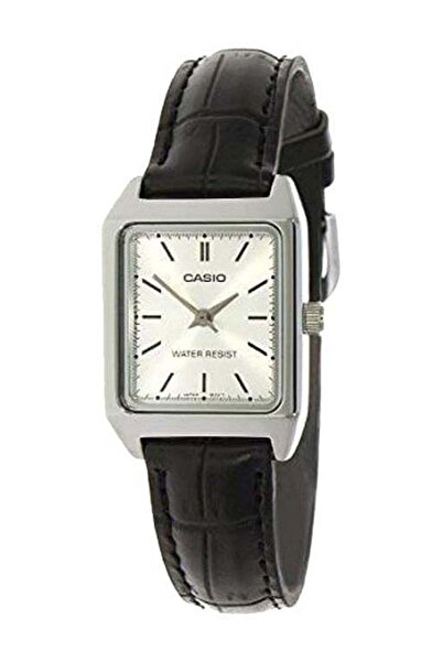 Casio Women's Leather Strap Watch Model LTP-V007L-7E1UDF 33mm - Black