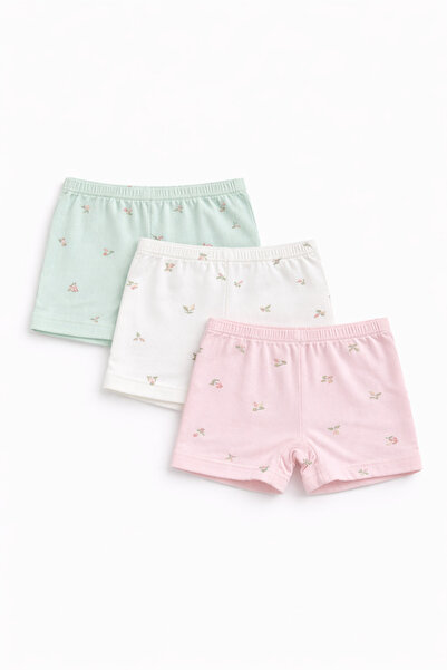 mini kanka Комплект от 3 боксерки за момичета (2–12 години) – естествена паму...