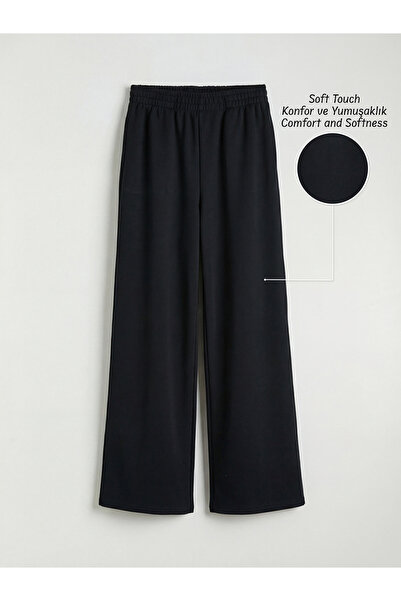 LC Waikiki Wide Leg Girls' Soft Touch Sweatpants