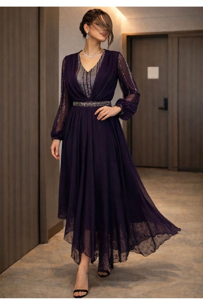 Joji sequined Lace dress