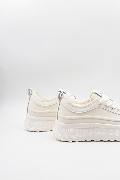 Guja Women's High Sole Lace-Up Casual Sports Shoes Gj 26Y 373