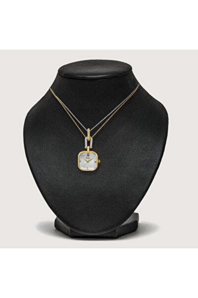 Louis Nice Necklace Watch in Silver and Gold