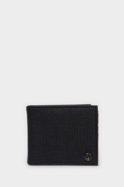 DeFacto Men's Faux Leather Wallet H2618Axns