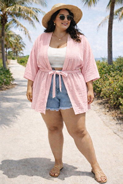 CNG MODA Çift Kat Muslin Kimono