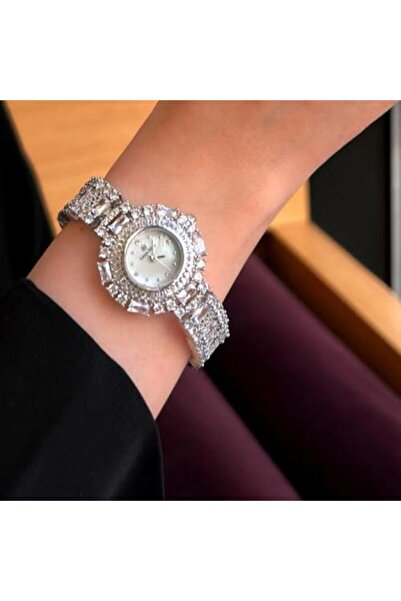 Louis Nice Women's Zircon Watch in Silver