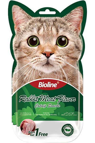 Bioline Rabbit Flavor Catnip Snacks 75 g
