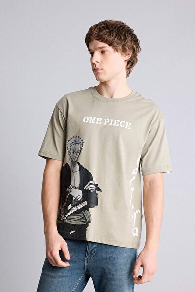 DeFacto One Piece Boxy Fit Printed T-Shirt F8177Ax26Sp