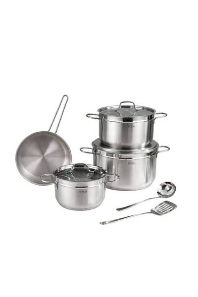 Royal Stainless Steel Cookware Set 9 Pieces