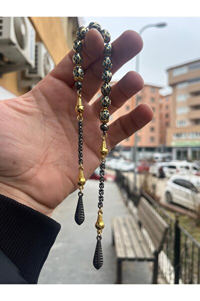 Zaza Tespih İsim Yazılabilir Özel Seri Oltu Taşı