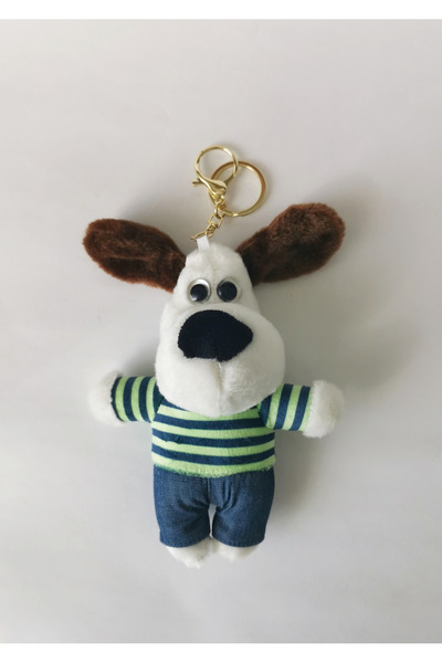 Halley Concept Cute dog plush toy keychain charm