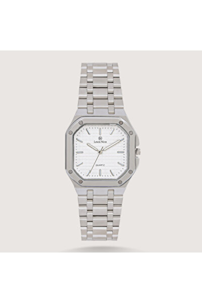 Louis Nice Men's Silver Steel Watch