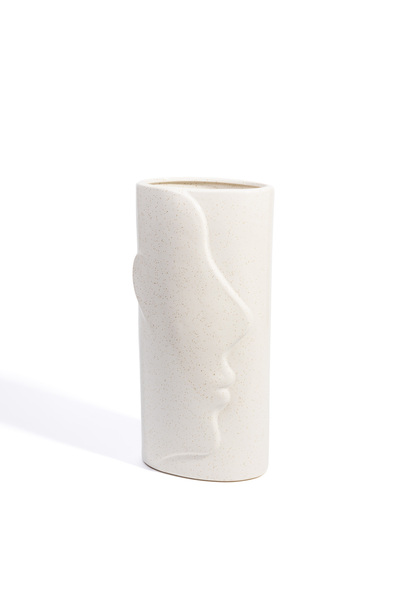 Malooki Decorative Ceramic Vase "Silhouette", Human Profile Design, 30 cm - B...
