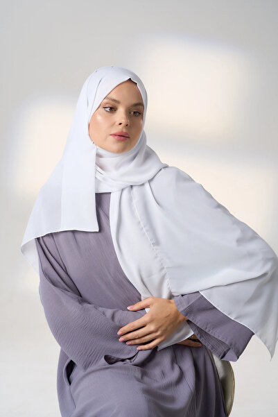 HIJAB VIP طرح كوري وكمام وخط جبهة - أبيض