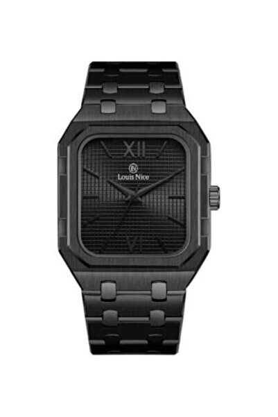 Louis Nice Men's Steel Watch in Black