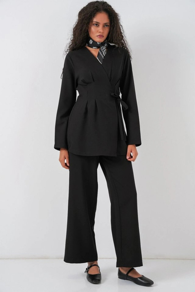 nedo7 Kimono Pants Fabric Set 30054 - Black