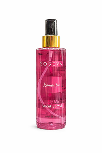 ValoriaHome Roseva Romantic Kadın Vücut Spreyi 200 ml (6.8 fl.oz.) Body Mist ...