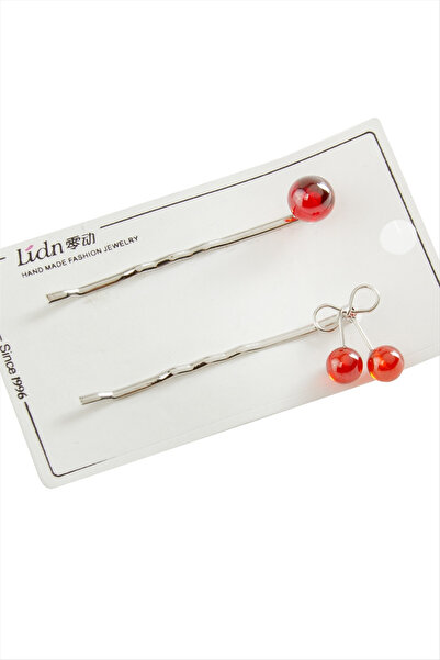 FREEDOM STOREE Cataramă din sârmă cu mărgele de cireșe 2 bucăți