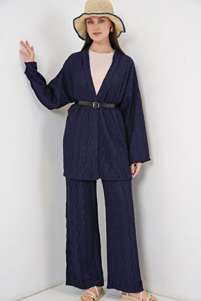nedo7 Kimono Pants Double Set 30078 - Navy Blue