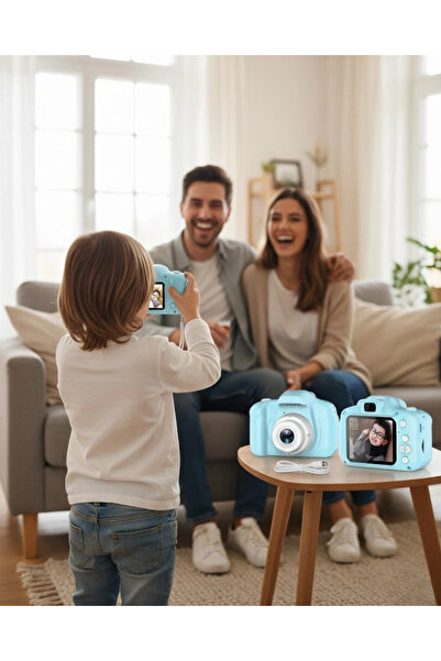 Mi Mini Dijital Kamera HD Video Fotoğraf Çekimli USB Şarjlı Hafıza Kart Destekli