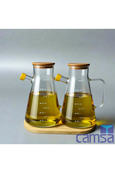 Queen’s Kitchen وعاء زيت كبير مزود بحامل (2 × 900 مل)