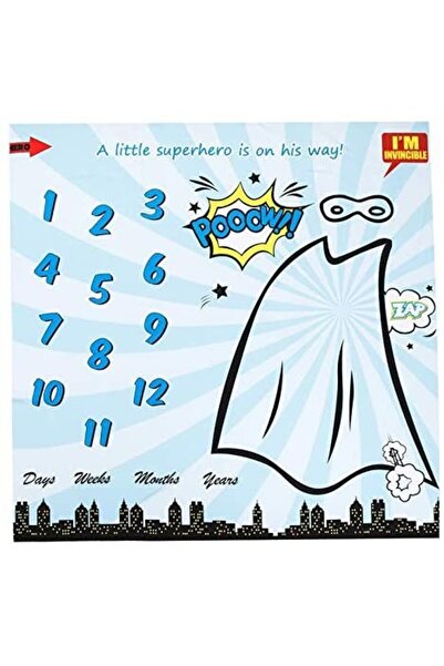 drool Pătură din pluș Milestone pentru fotografii memorabile - Supererou