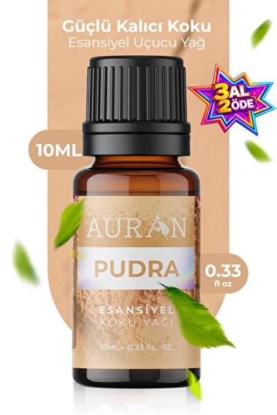 AURAN Pudra Esansiyel Uçucu Koku Yağı Buhurdanlık Yağı Difüzör Esansı Hobi Es...