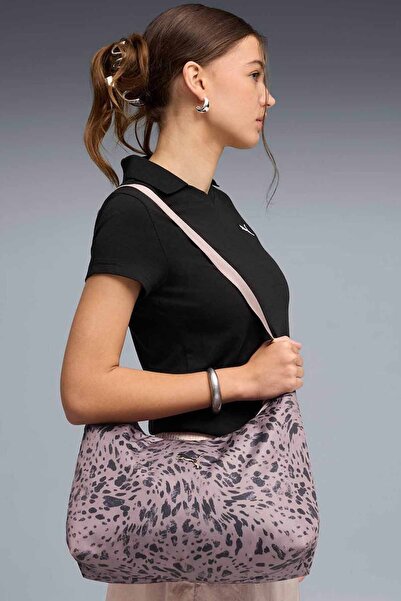 Puma Women's Leopard Patterned Shoulder Bag - New Season Adjustable Strap Bag-C2