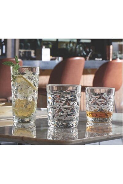 Paşabahçe estrella su bardak - 12 li su meşrubat bardağı 3 boy