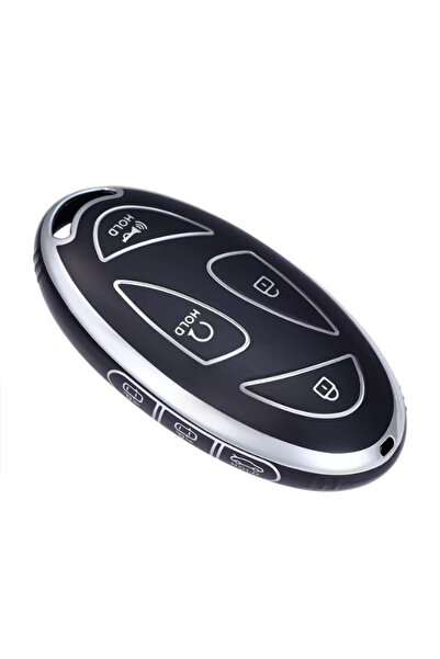AUTOTOB TPU key case, AUTOTOB®, compatible with Hyundai, 7 buttons, black