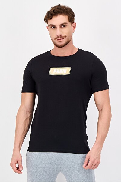 Puma Men Asia Fit Short Sleeve Outdoor T-Shirt, Black