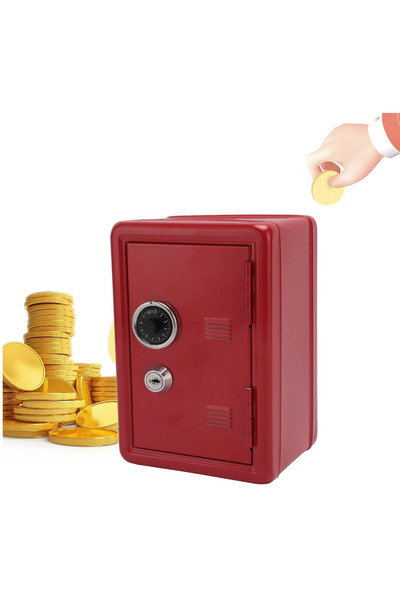 Mihristore Κουτί ασφαλείας με κλειδαριά, Μεταλλικό κουτί ασφαλείας για χρήματ...