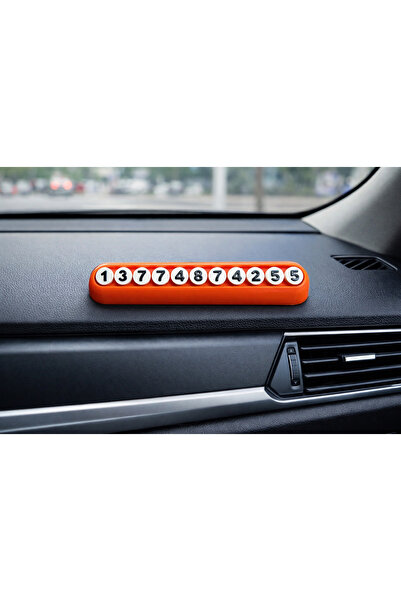 formix3d Araç İçi Telefon Numaratörü – Kişiye Özel Park Kartı