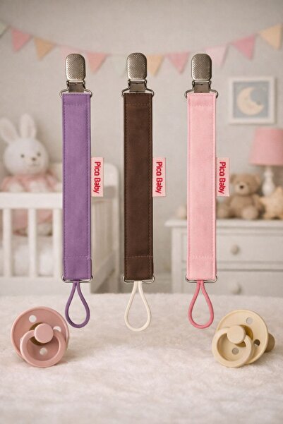 Pico Baby Emzik Askısı - Emzik Zinciri - Emzik Tutacağı 3'lü Set