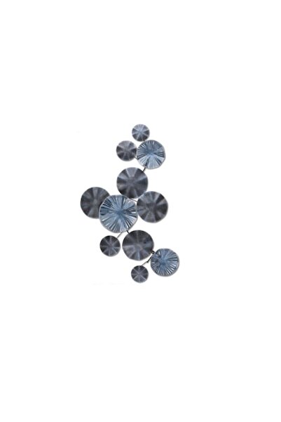 OEM Panou decorativ metalic 3D pentru perete, Deco Art, 101 x 59 cm, albastru