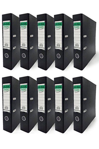 Alba Rado 10 pcs Box File Black Color (Fixed) 3 inch (8cm spine) F\S Size (21...