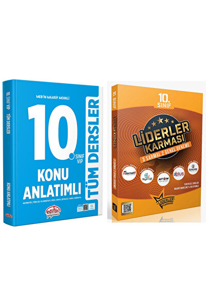Editör Yayınevi 10. Sınıf VIP Tüm Dersler Konu Anlatımlı & Liderler Karması 3...