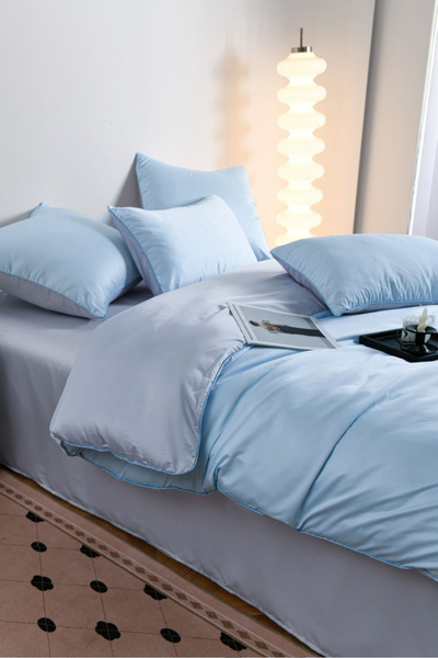 FIONNA.RO Premium Duvet Cover Set 6 Pieces - Blue