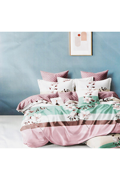 FIONNA.RO Satin Cotton Underwear 4 Pieces - Apple Flowers