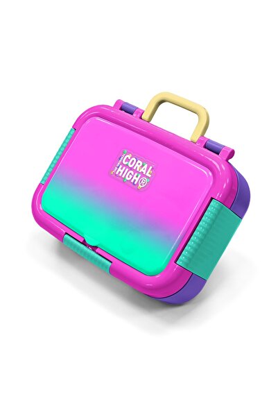 Coral High Παιδικό δοχείο φαγητού από ανοξείδωτο ατσάλι με ροζ-πράσινο χρώμα ...