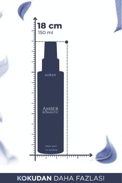 AURAN Amber Romantik Parfümlü Kadın Vücut Spreyi Vücut Kokusu Vücut Misti Body Mist Spray 150ml