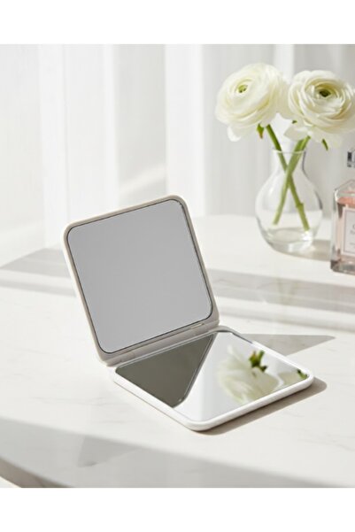 gaman AYN-100 Mini Katlanabilir Portatif Ayna- Taşınabilir Makyaj Aynası - Ce...