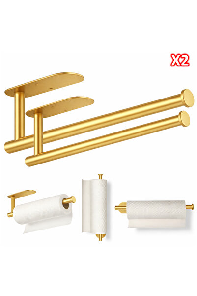 Microcase Çok Amaçlı Mutfak Banyo Tuvalet Paslanmaz Çelik Kağıt Havluluk 2 AD...