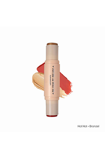Kara Beauty BRONZÉ / HOT HOT - BLUSH N' BEAM - BLUSH AND ILLUMINATOR STICK