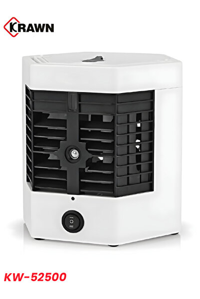 KRAWN KW-52500 Mini Air Cooler Portable Desktop Fan with Ice Box Humidifier W...