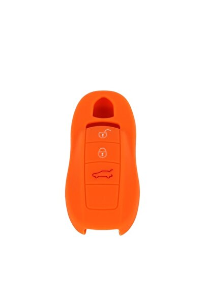 AUTOTOB Porsche keyless key case, silicone, AUTOTOB®, orange